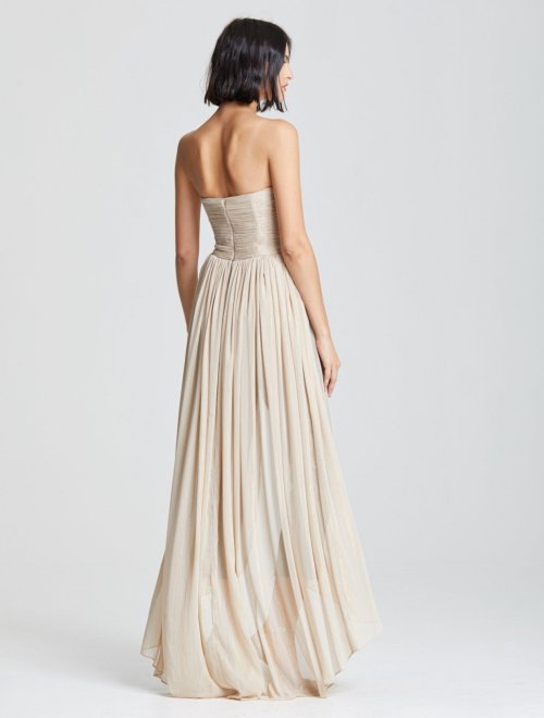DRAMATIC PLEATED JUMPSUIT
