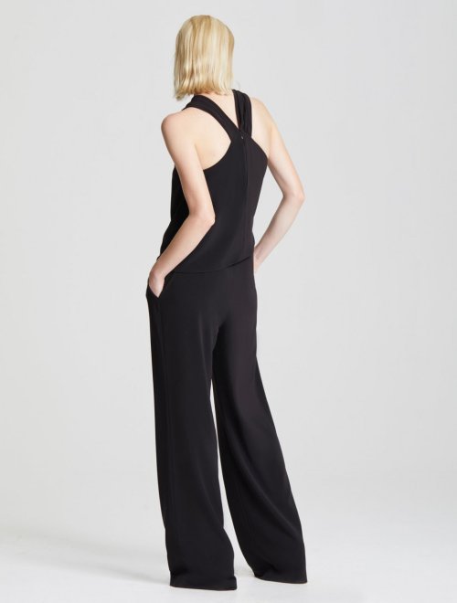 WRAP NECK JUMPSUIT