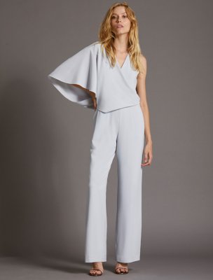 ASYMMETRIC CAPE JUMPSUIT ASYMMETRIC CAPE JUMPSUIT