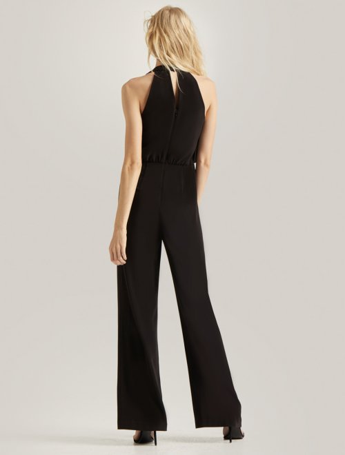 SCARF NECK JUMPSUIT
