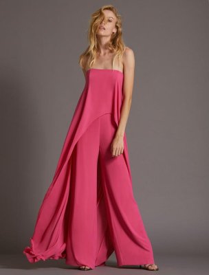DRAPED OVERLAY JUMPSUIT DRAPED OVERLAY JUMPSUIT