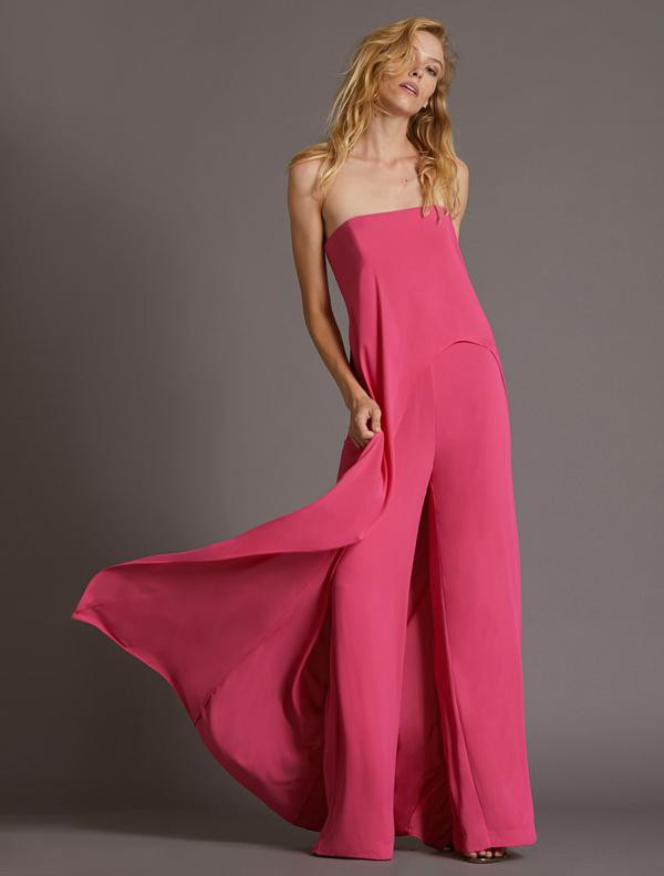 DRAPED OVERLAY JUMPSUIT DRAPED OVERLAY JUMPSUIT