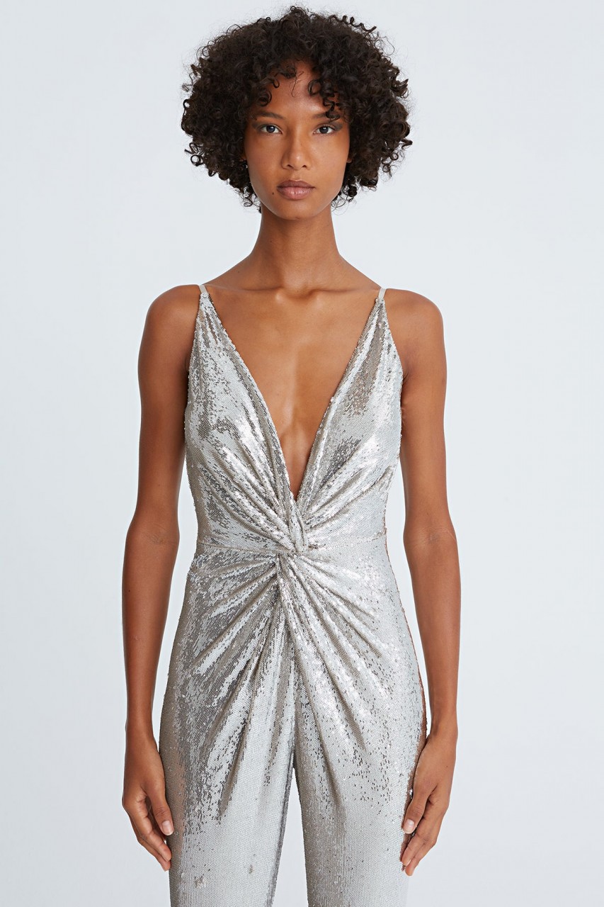 MARIAH SEQUINS TWIST JUMPSUIT MARIAH SEQUINS TWIST JUMPSUIT