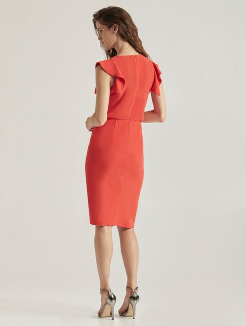 ASYMMETRIC NECK DRESS