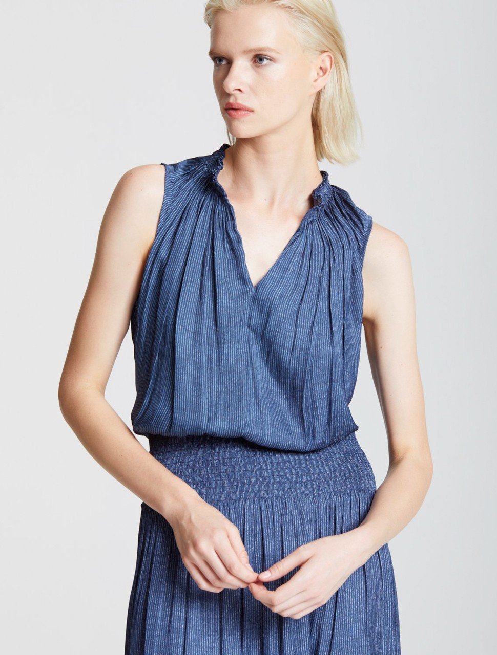 SMOCKED WAIST DRESS SMOCKED WAIST DRESS
