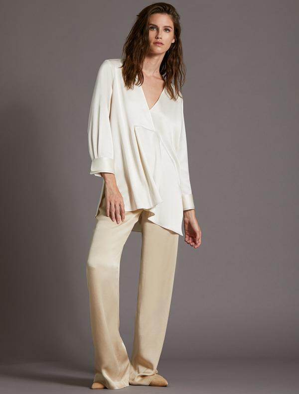 SATIN TUNIC TOP SATIN TUNIC TOP