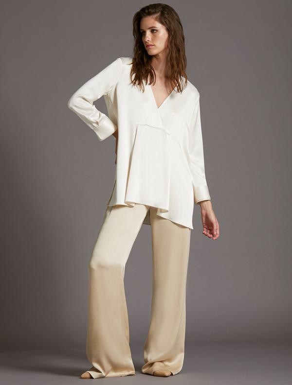 SATIN TUNIC TOP SATIN TUNIC TOP
