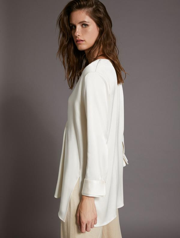 SATIN TUNIC TOP SATIN TUNIC TOP