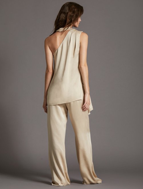 SCARF NECK TOP