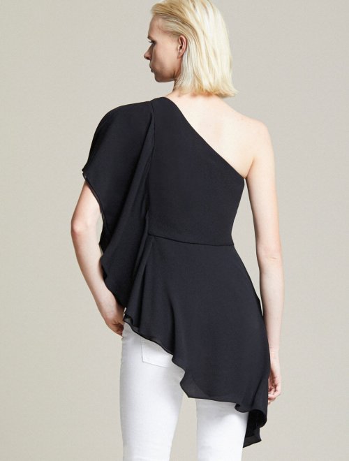 ONE SHOULDER DRAPE TOP