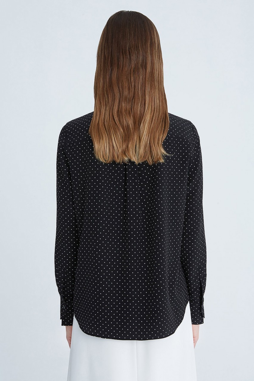 LONDYN CDC MICRO DOT BLOUSE LONDYN CDC MICRO DOT BLOUSE