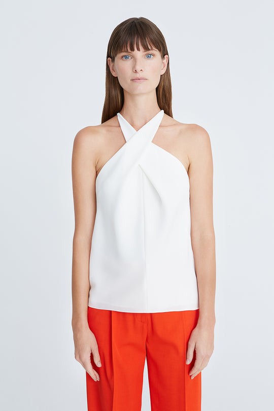 LAUREL CREPE HALTER TOP LAUREL CREPE HALTER TOP