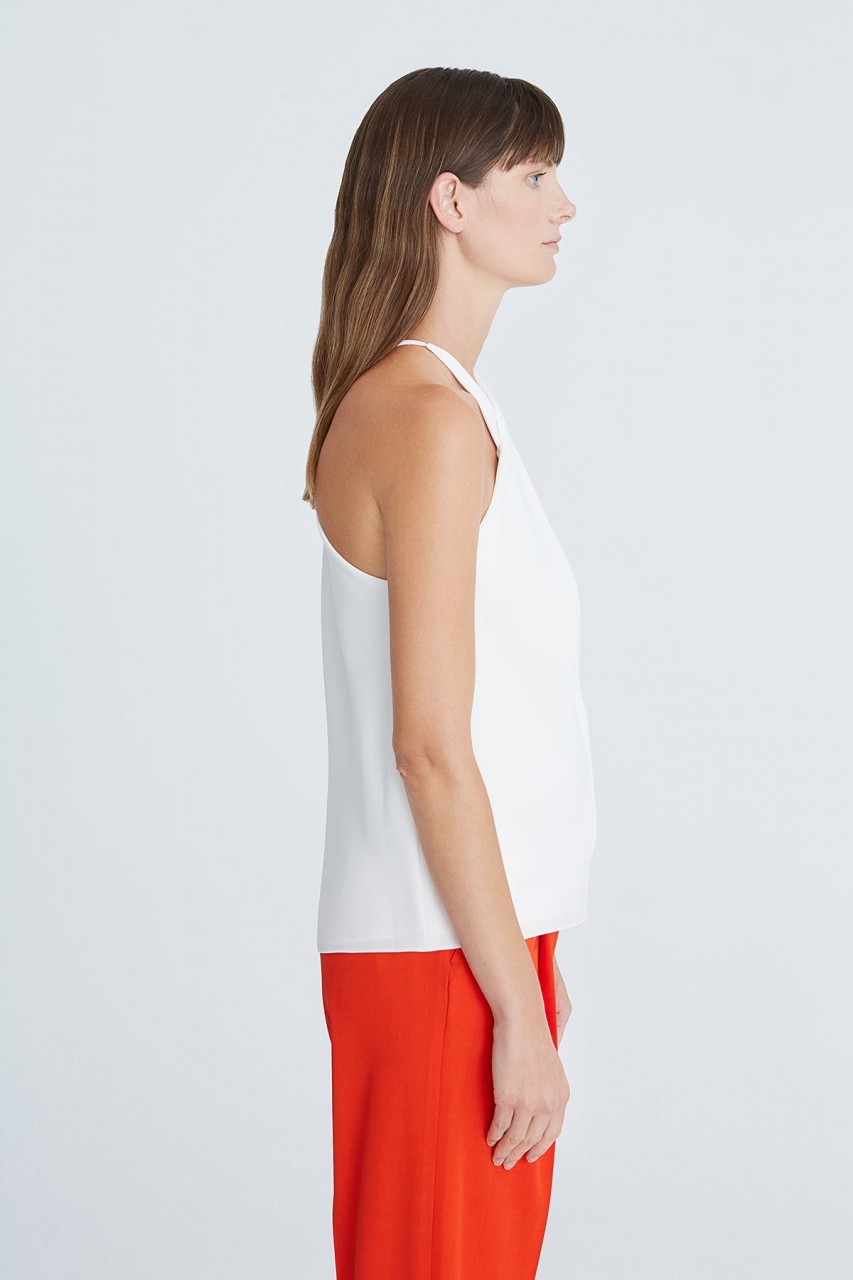 LAUREL CREPE HALTER TOP LAUREL CREPE HALTER TOP