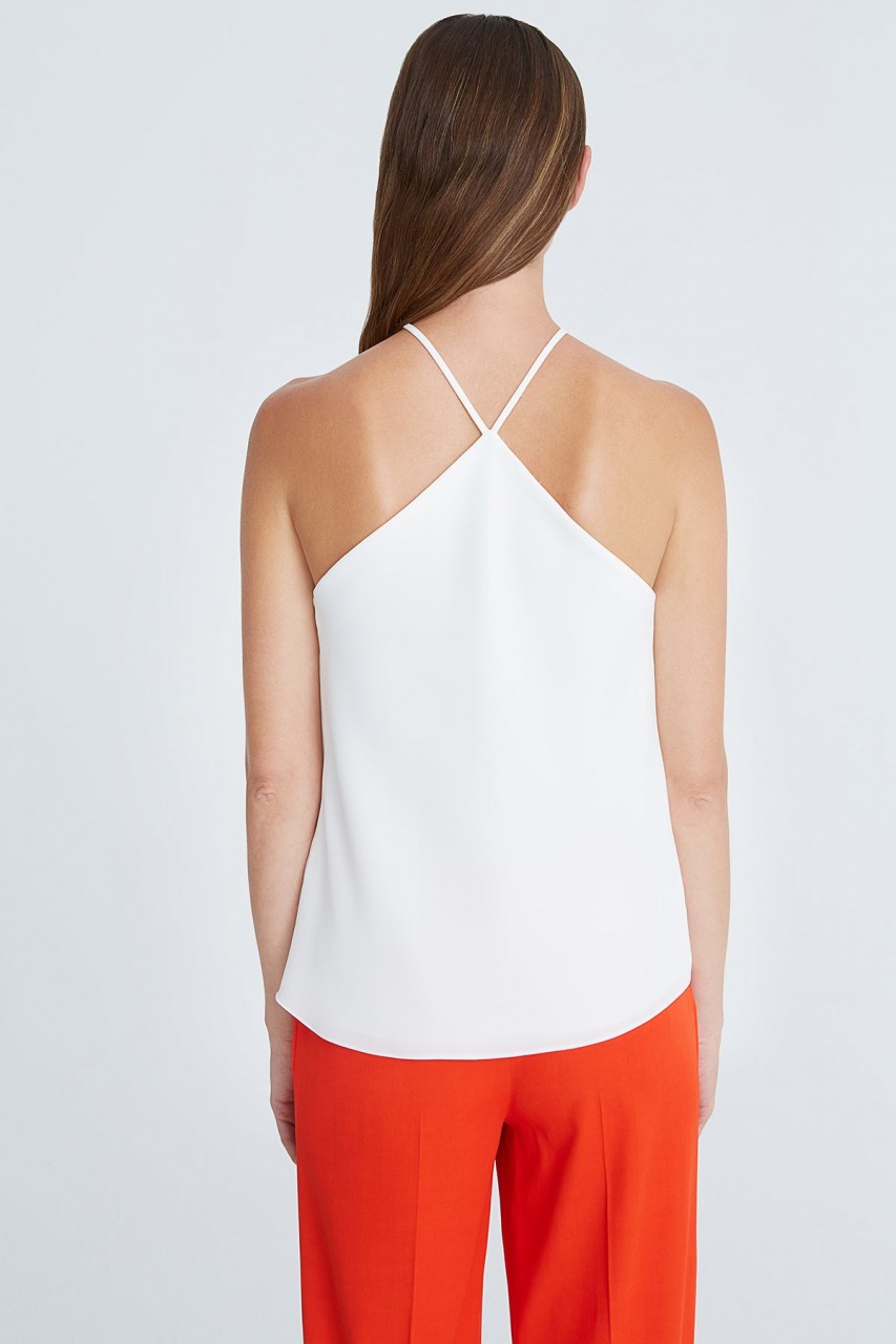 LAUREL CREPE HALTER TOP LAUREL CREPE HALTER TOP