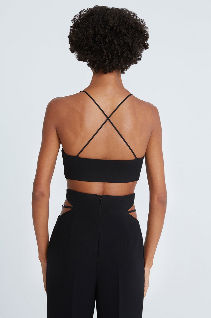 GWEN CREPE SCOOP NECK BRALETTE GWEN CREPE SCOOP NECK BRALETTE