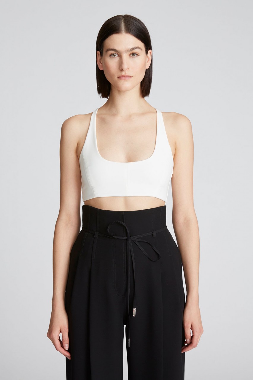 GWEN CREPE SCOOP NECK BRALETTE GWEN CREPE SCOOP NECK BRALETTE