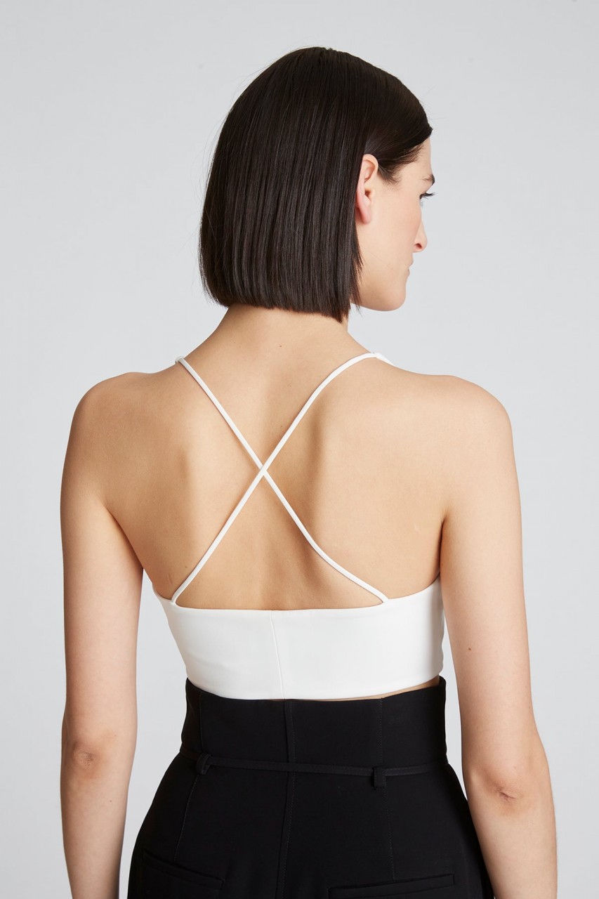 GWEN CREPE SCOOP NECK BRALETTE GWEN CREPE SCOOP NECK BRALETTE
