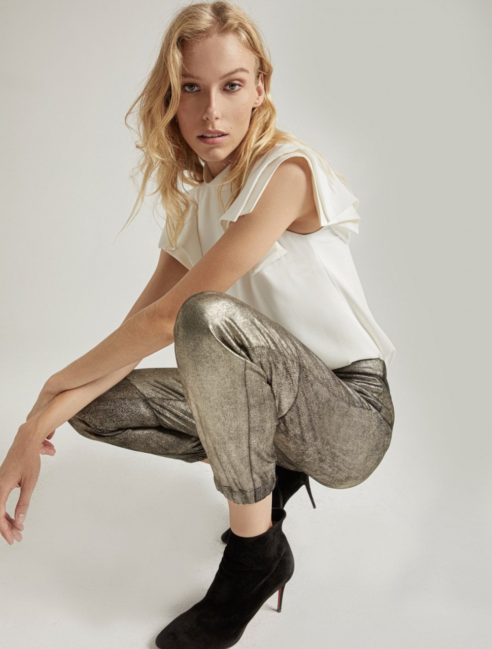 METALLIC SUEDE LEGGING METALLIC SUEDE LEGGING