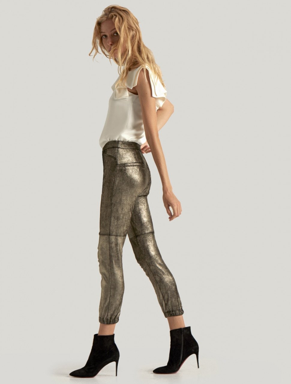 METALLIC SUEDE LEGGING METALLIC SUEDE LEGGING
