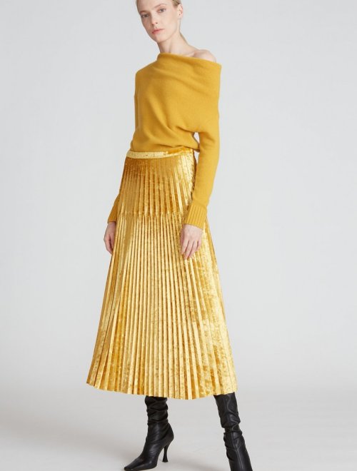 SLOAN VELVET SKIRT