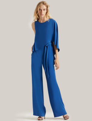 FLOWY DRAPED JUMPSUIT FLOWY DRAPED JUMPSUIT