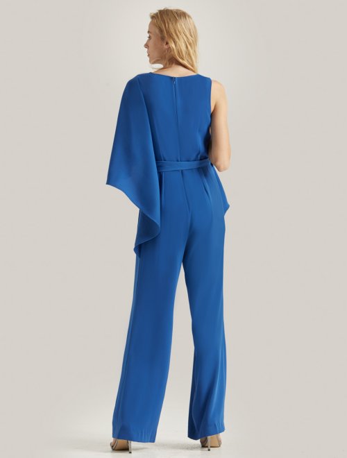 FLOWY DRAPED JUMPSUIT