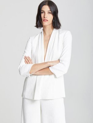 DRAPE FRONT BLAZER DRAPE FRONT BLAZER