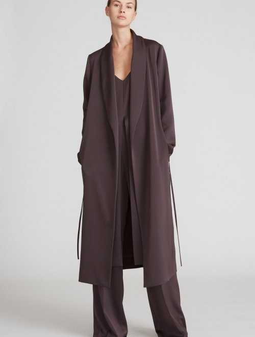 LESLIE SATIN BACK CREPE JACKET