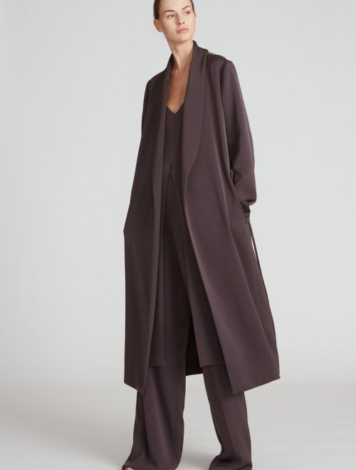 LESLIE SATIN BACK CREPE JACKET