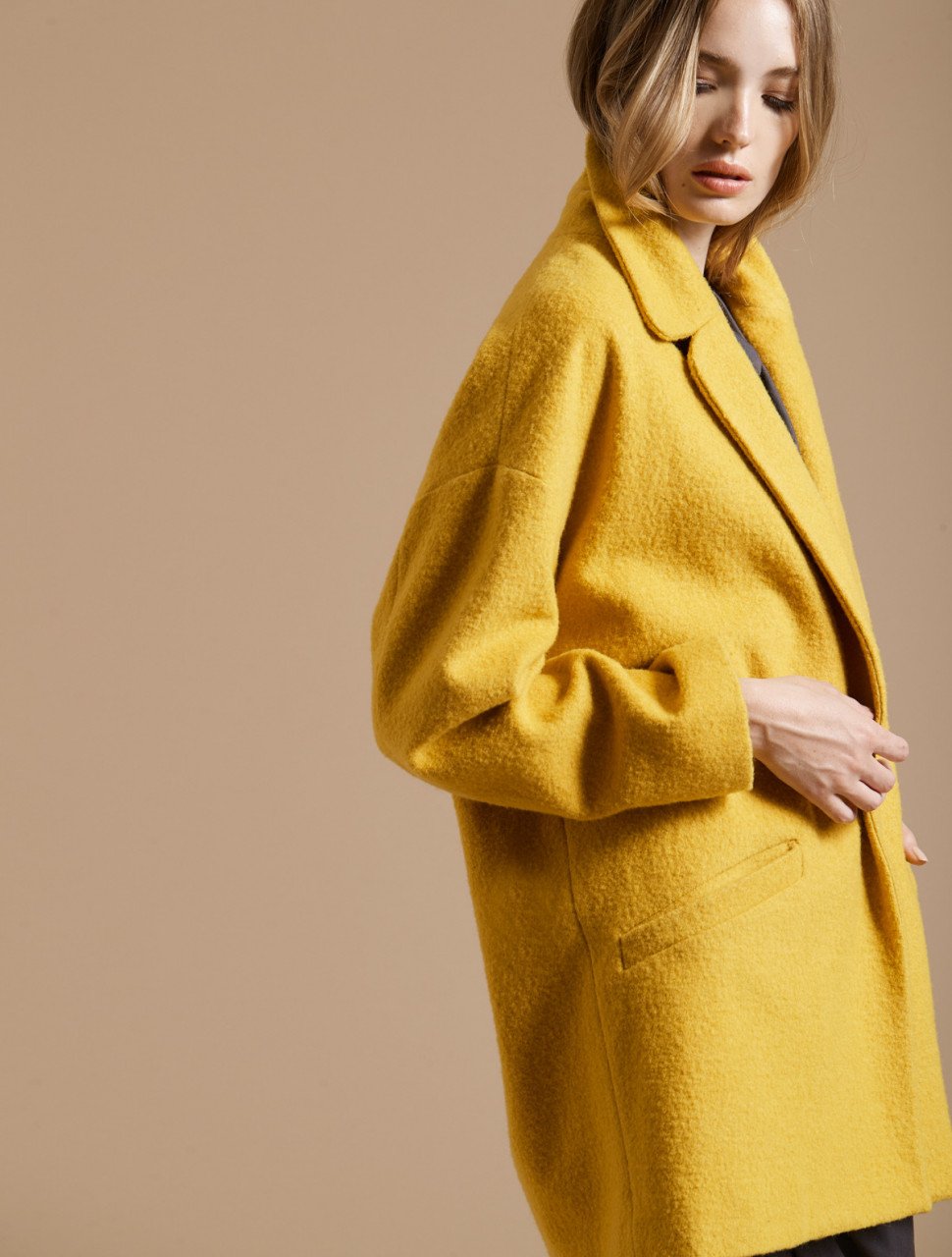 LONG SLEEVE OVERSIZED COAT LONG SLEEVE OVERSIZED COAT