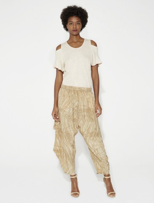 PANTALONES ESTAMPADO FLUIDOS CORRUGADOS