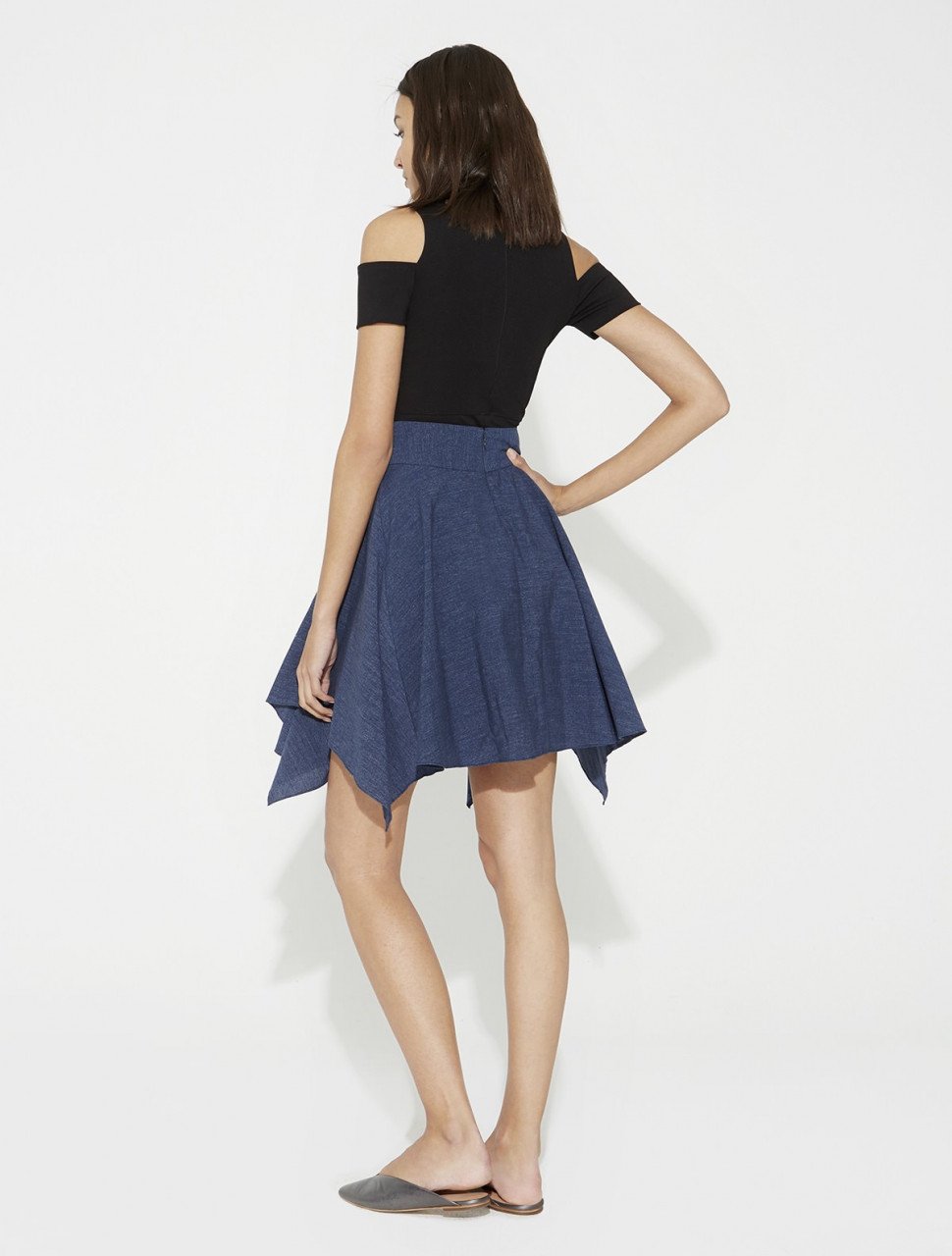 FALDA CHAMBRAY FALDA CHAMBRAY