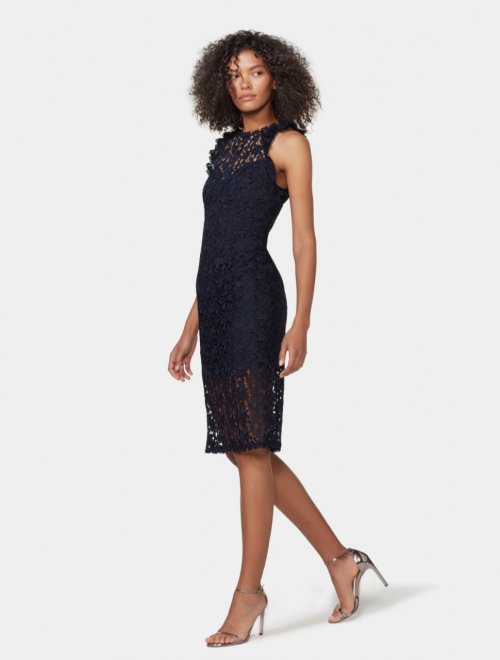 LACE ILLUSION DRESS