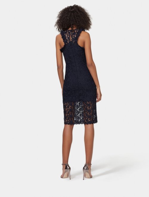 LACE ILLUSION DRESS