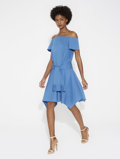 VESTIDO DE POPLINA