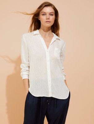 TEXTURED VOILE SHIRT TEXTURED VOILE SHIRT