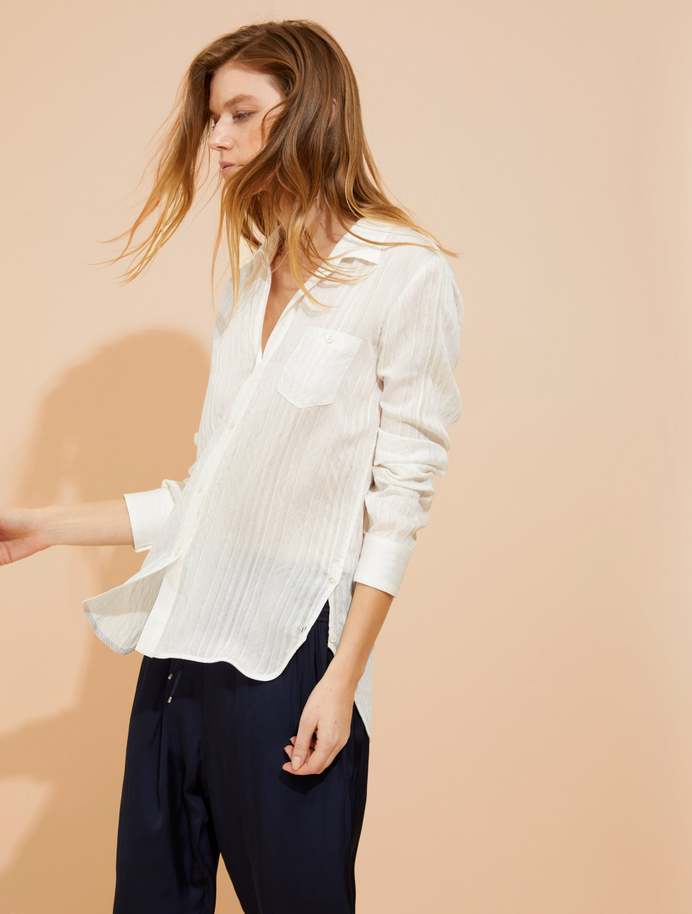 TEXTURED VOILE SHIRT TEXTURED VOILE SHIRT