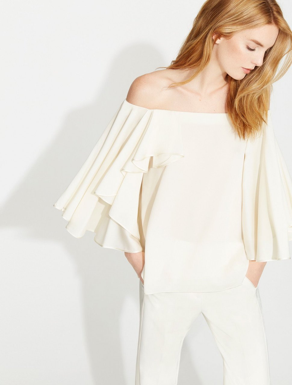 TOP A LOS HOMBROS GEORGETTE TOP A LOS HOMBROS GEORGETTE