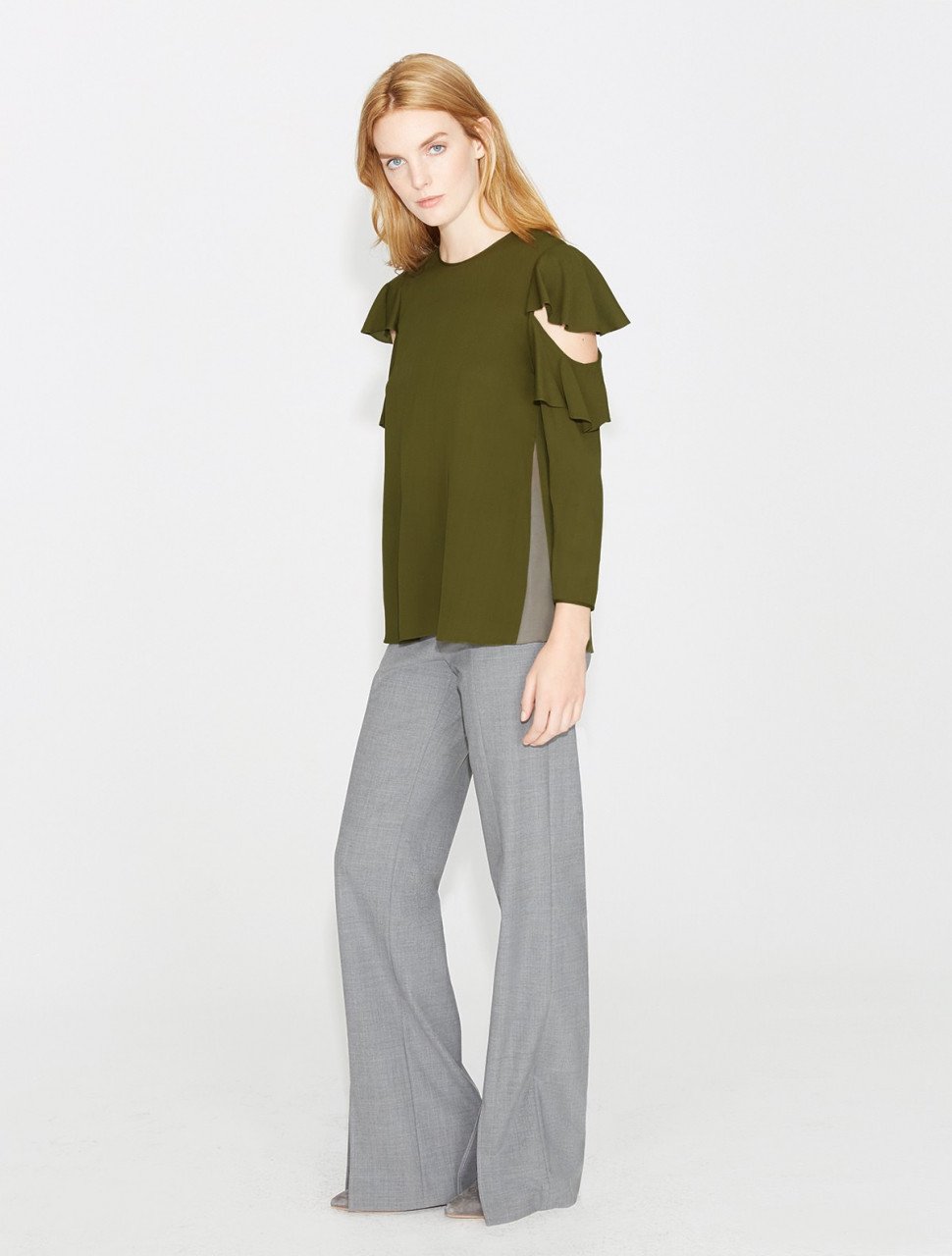 TOP SEDA GEORGETTE MANGA ALETEO TOP SEDA GEORGETTE MANGA ALETEO