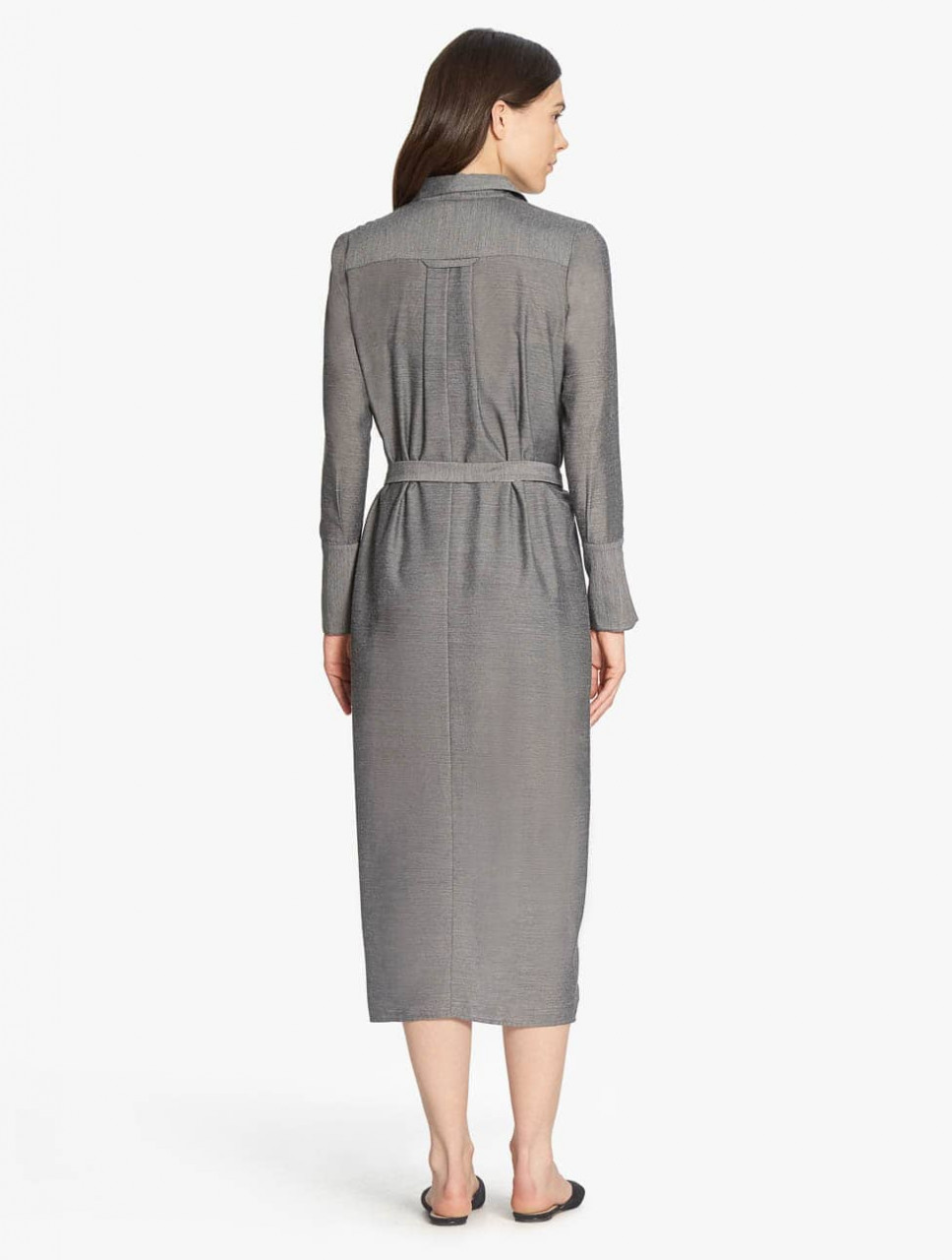 VESTIDO CAMISA MAXI LAZO VESTIDO CAMISA MAXI LAZO