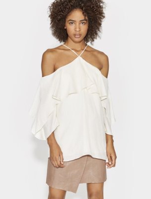 blusa al hombro satin blusa al hombro satin