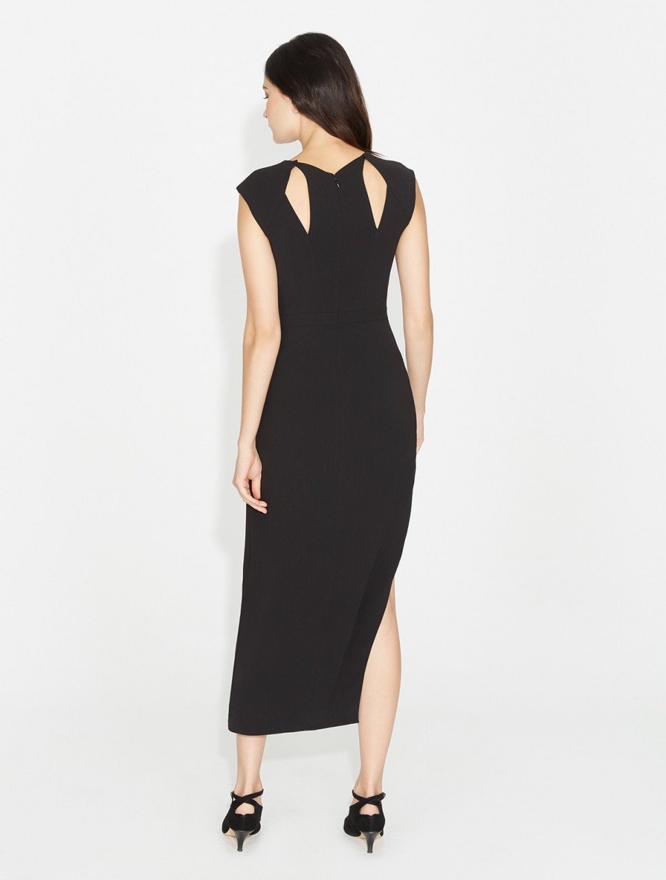 VESTIDO CREPE ASIMETRICO VESTIDO CREPE ASIMETRICO