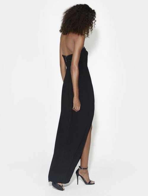 vestido strapless