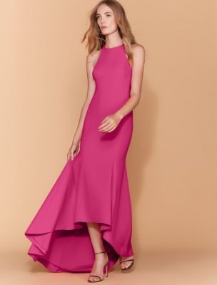 HI LO CREPE GOWN HI LO CREPE GOWN