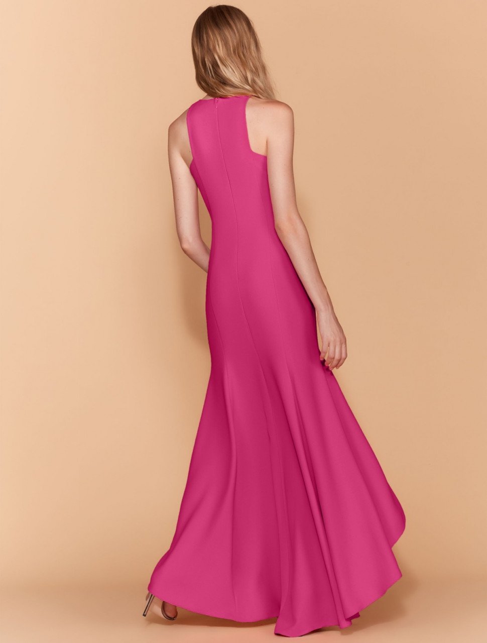 HI LO CREPE GOWN HI LO CREPE GOWN