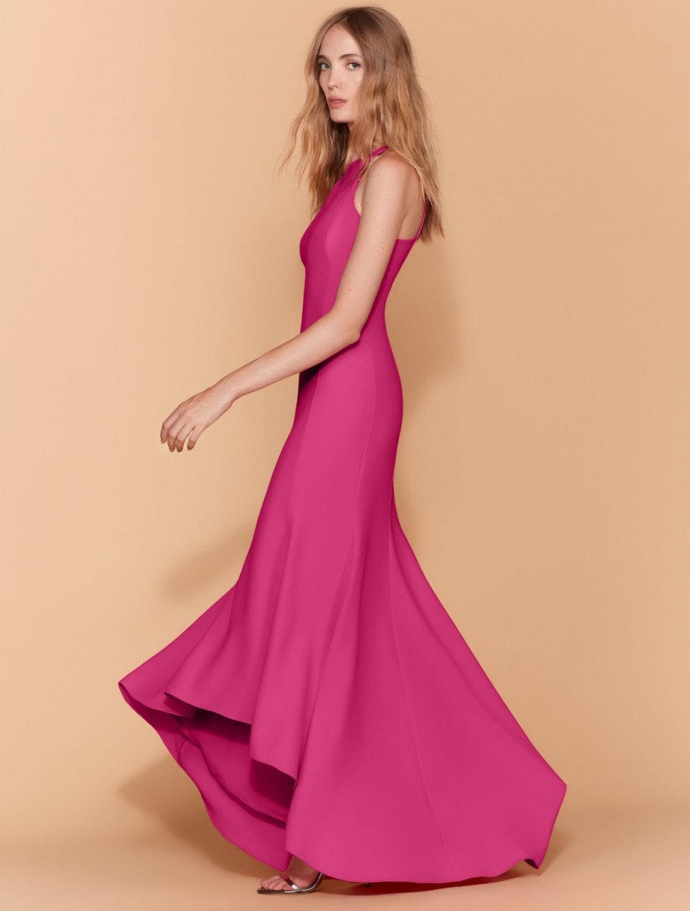 HI LO CREPE GOWN HI LO CREPE GOWN