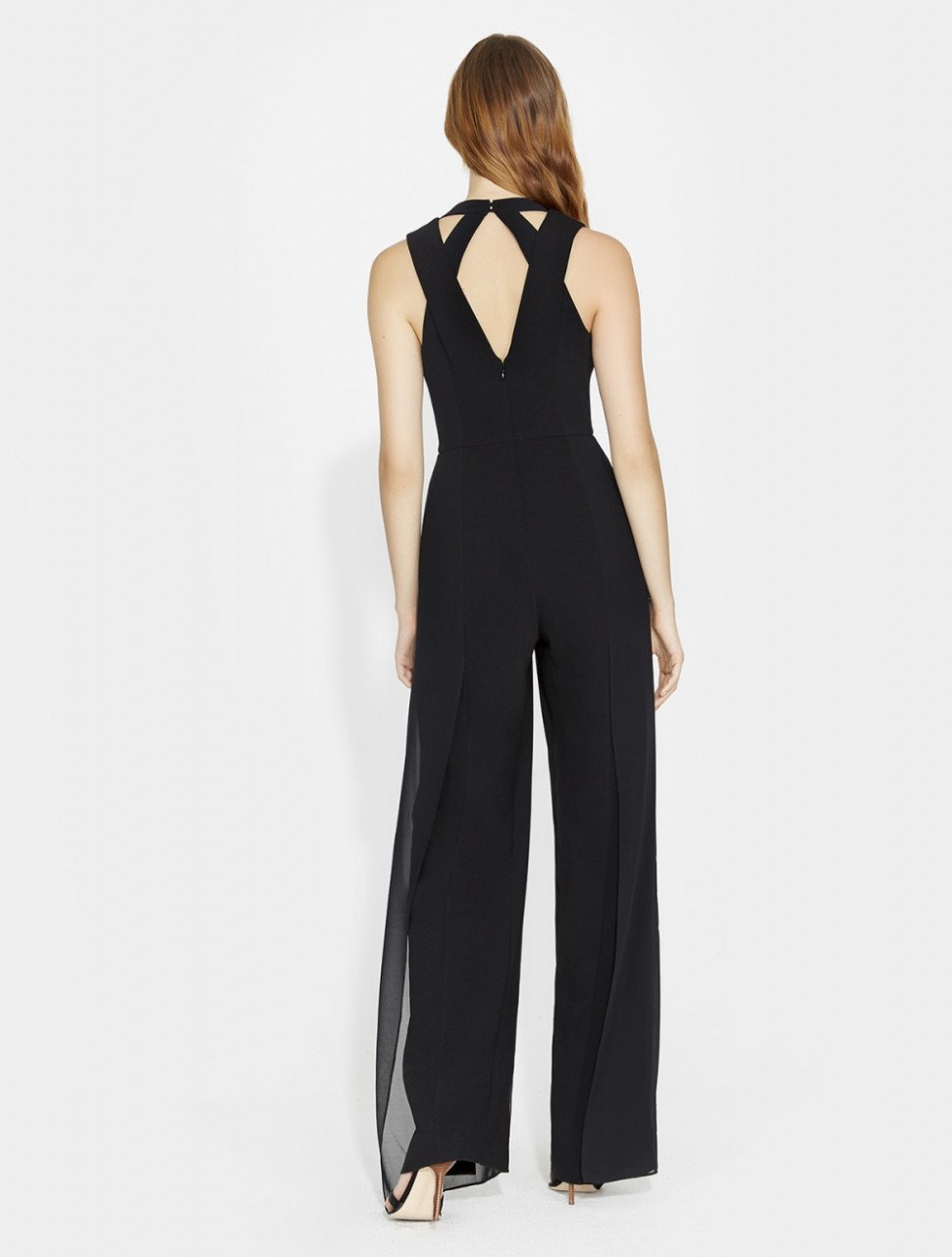JUMPSUIT FLUIDO PANEL CHIFFON JUMPSUIT FLUIDO PANEL CHIFFON
