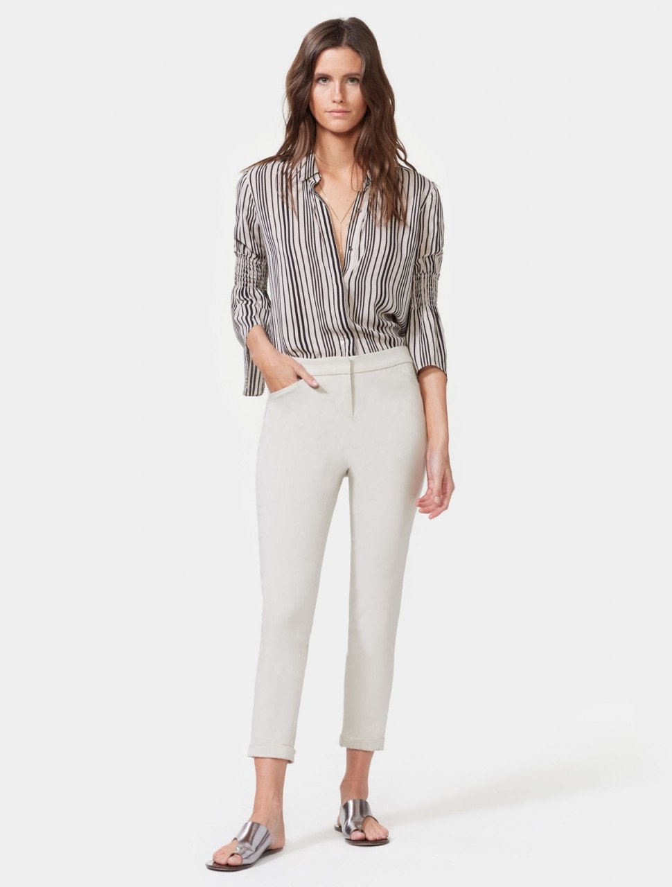 RUCHED ANKLE PANT RUCHED ANKLE PANT