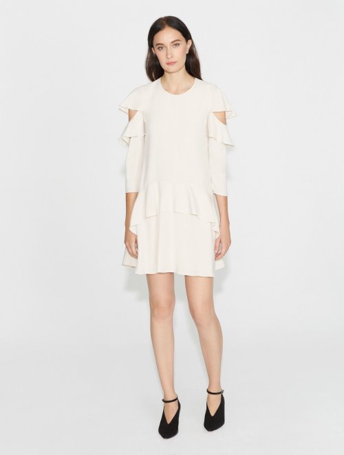 VESTIDO CON OLANES
