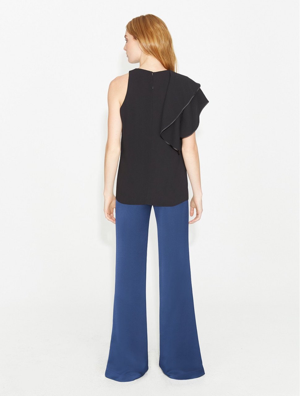 BLUSA ASYMMETRIC RUFFLE BLUSA ASYMMETRIC RUFFLE